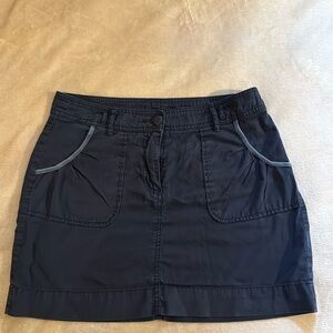 Size 6 navy blue mini skirt